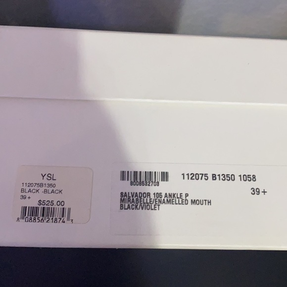 YSL infamous “Lips” Ankle Strap Pump - Picture 8 of 9